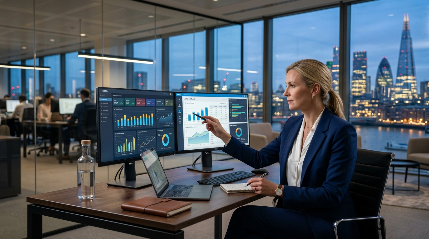Financial Adviser in Modern Office